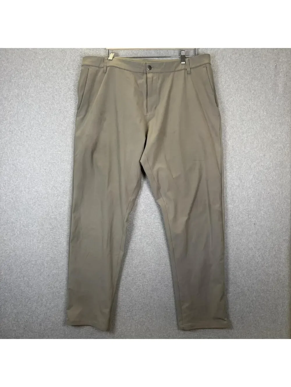 Lululemon Pants Men's 40x31 Tan Commission Slim Warpstreme Chino